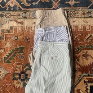 Brooks Brothers men’s cotton shorts. 3 pr size 38